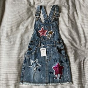 NWT denim jumper in 4T